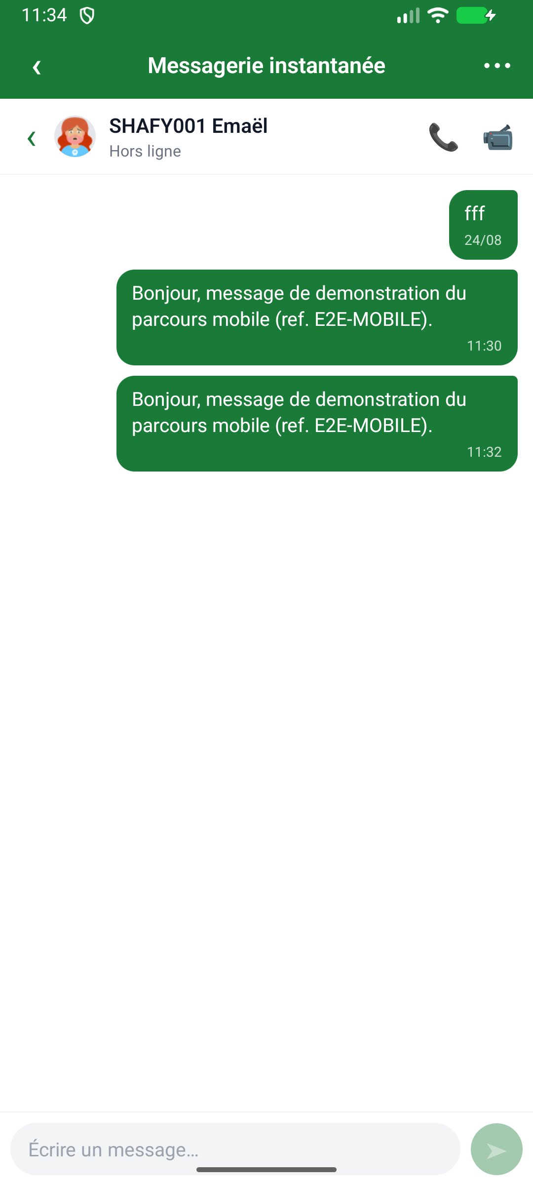 Fil d'une conversation