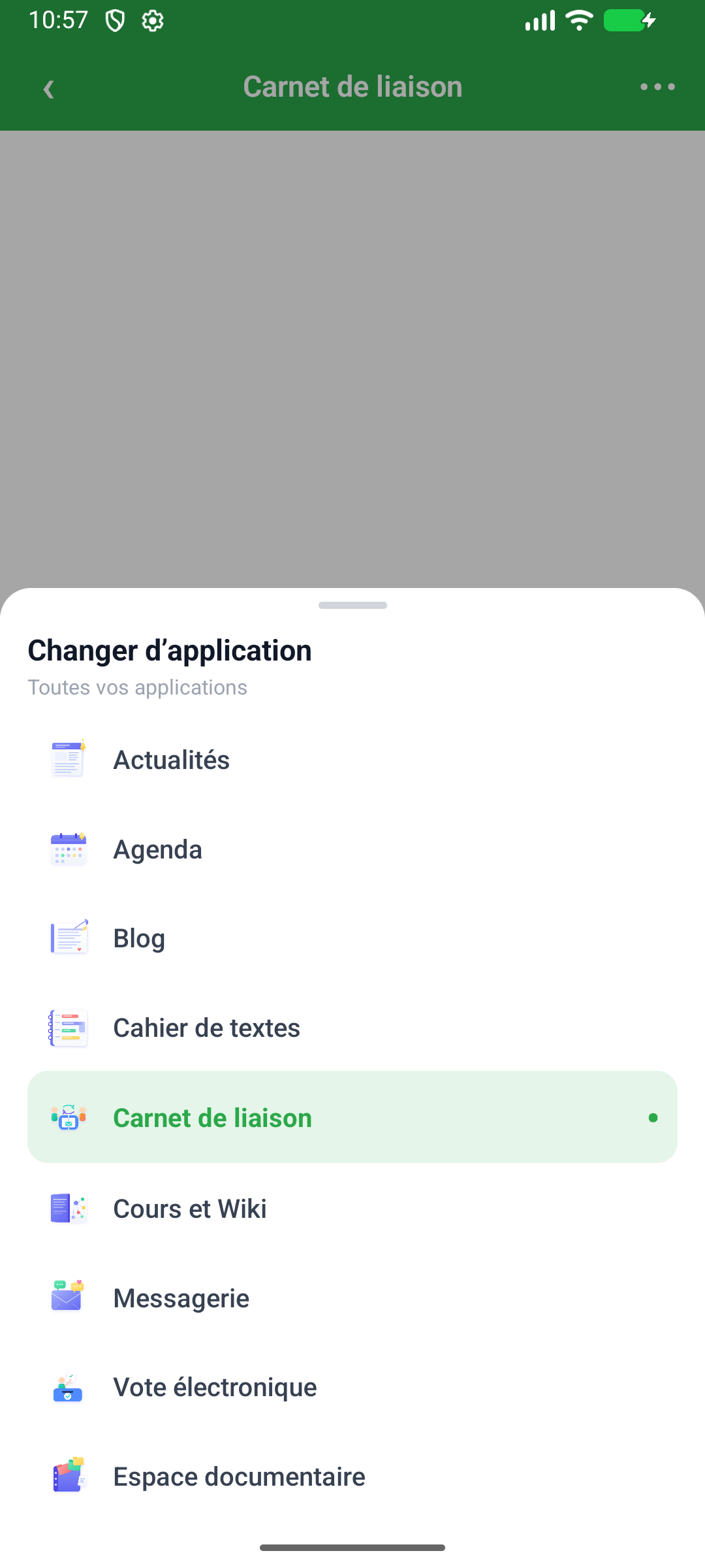 Bascule inter-applications (AppSwitcher)