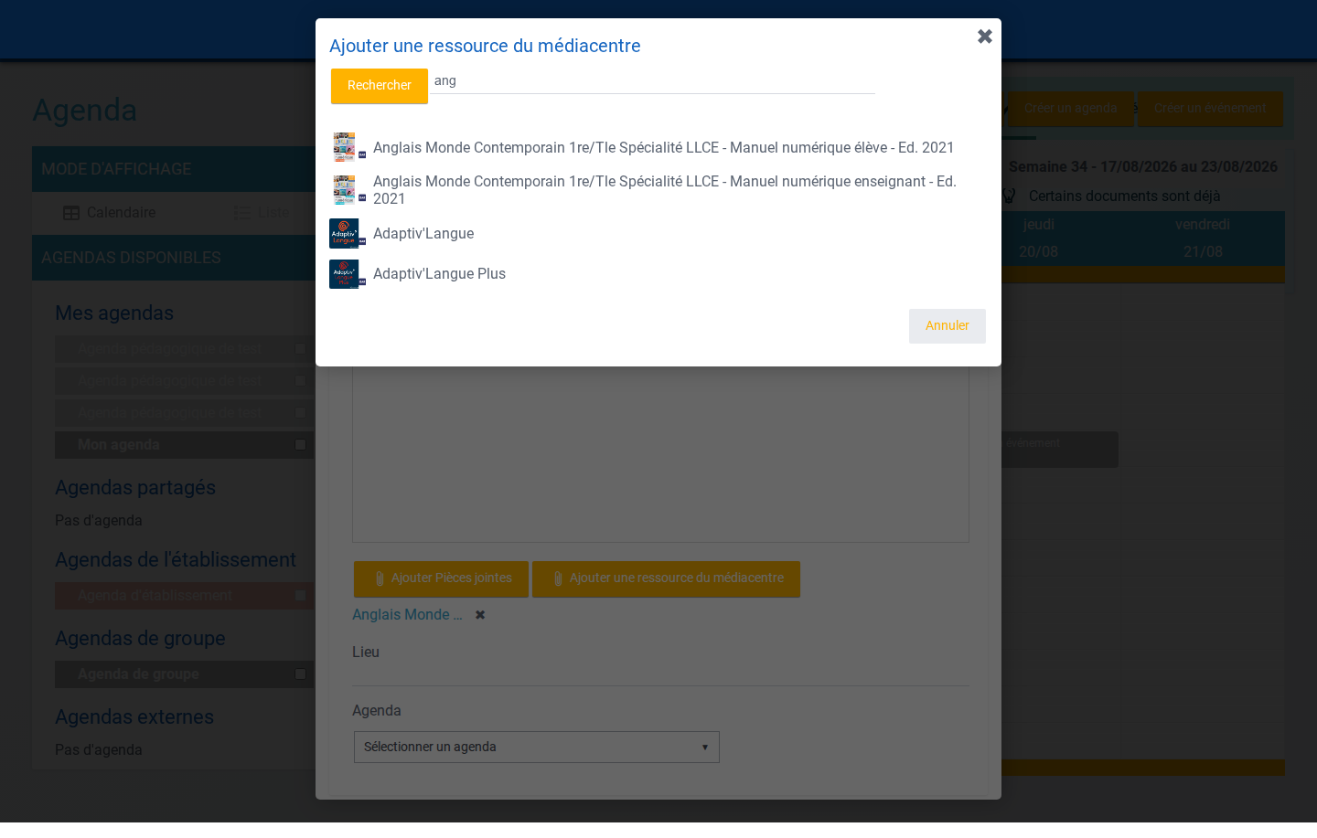 Ressource déjà jointe : message signalé, pas de doublon