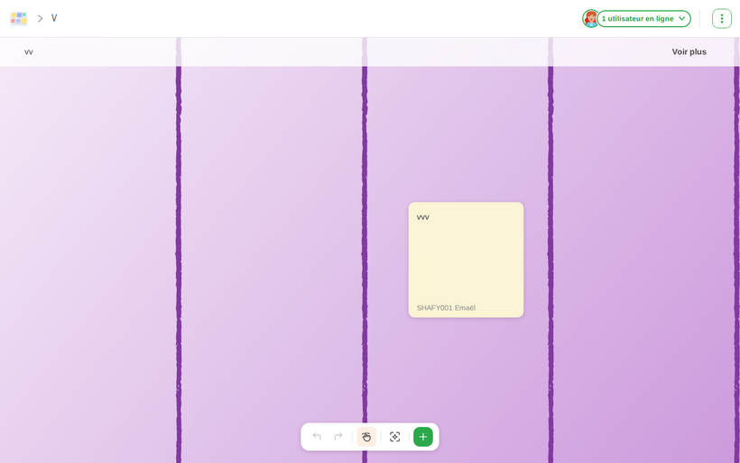 Un mur ouvert avec ses notes, en édition collaborative