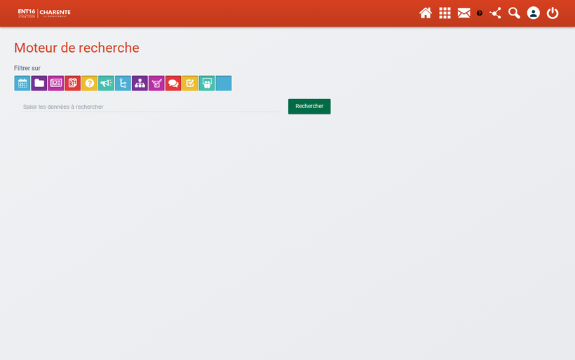 Accès au moteur de recherche