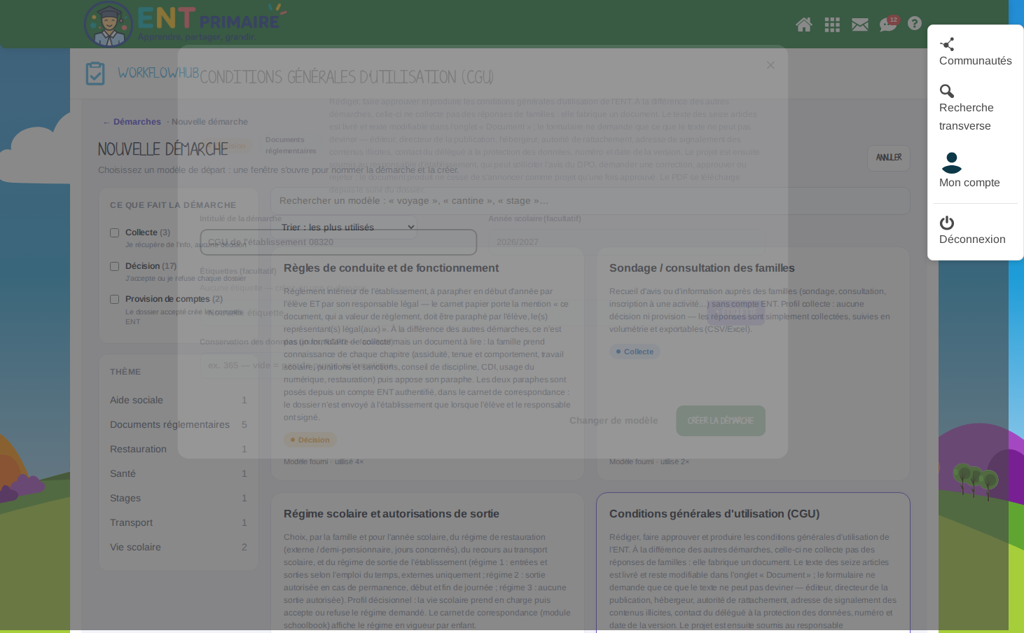Catalogue : les cinq documents réglementaires, dans la catégorie « Documents réglementaires »