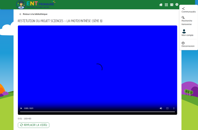 Vidéo encodée et lisible sur sa fiche